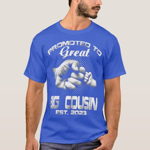 Promoted To Great Big Cousin Est 2023  T_Shirt