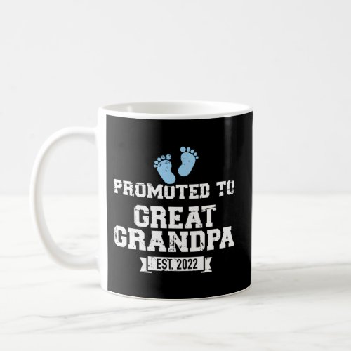 Promoted To Great Grandpa 2022 Coffee Mug