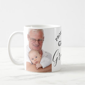 Promoted to Great Grandpa 2 Photo Collage Coffee Mug