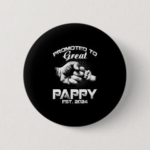 Promoted To Great Pappy Est Button
