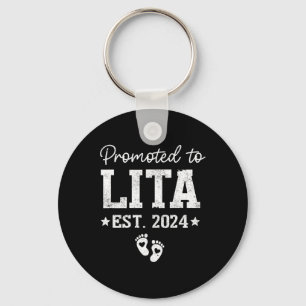 Promoted To Lita 2024 For Pregnancy Ba  Keychain