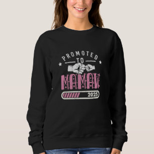 Promoted to Mamaw 2025 Gifts Pregnancy Announcemen Sweatshirt