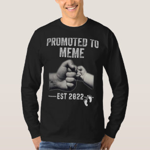 Promoted To Meme 2022 New Mom 2022 Mother Day 2022 T-Shirt