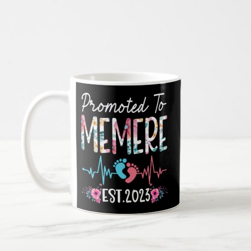 Promoted To Memere 2023 Mothers Day First Time Mom Coffee Mug