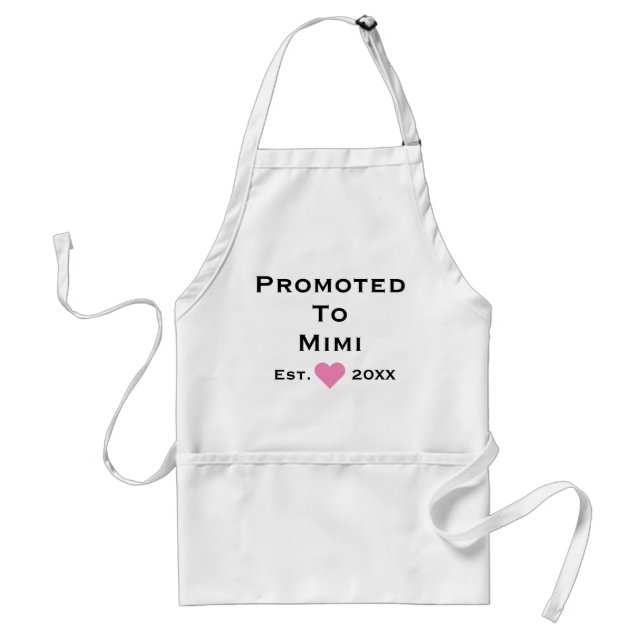 Promoted To Mimi Adult Apron (Front)
