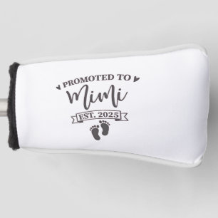 Promoted to Mimi Est. 2025 Grandma-to-be  Golf Head Cover