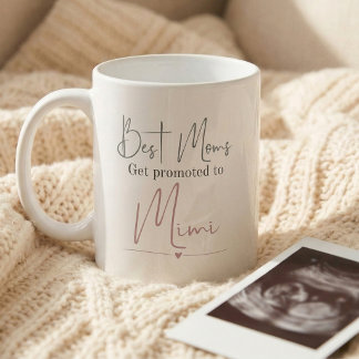 Promoted to Mimi Gift Pregnancy Announcement Coffee Mug