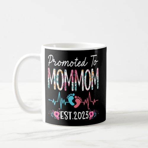Promoted To Mommom 2023 Mothers Day First Time Mom Coffee Mug