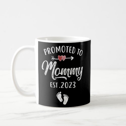 Promoted To Mommy 2023 First Time New Mom  Coffee Mug