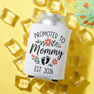 Promoted to Mommy 2026 Funny First Time Pregnancy Can Cooler