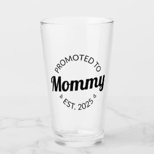 Promoted To Mommy Est. 2025 I Glass