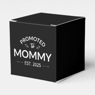 Promoted To Mommy Est. 2025 II Favor Boxes