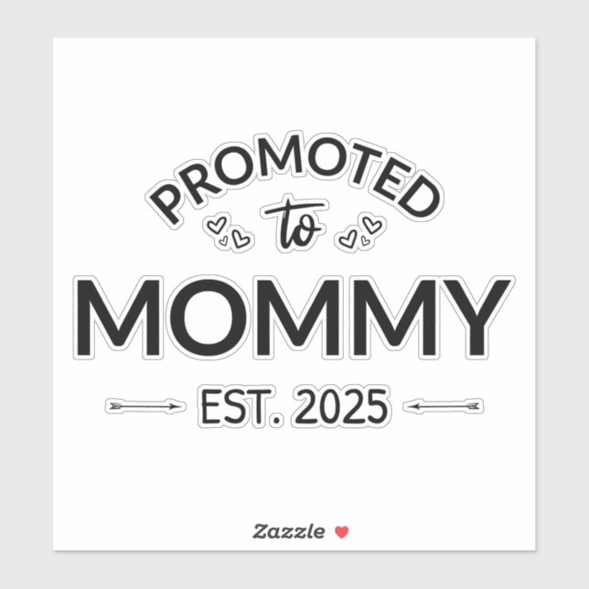 Promoted To Mommy Est. 2025 II Sticker (Sheet)