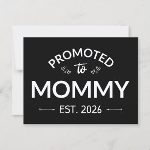 Promoted To Mommy Est. 2026 II Postcard