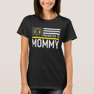Promoted To Mommy First Time Mom 911 Dispatcher Us T-Shirt