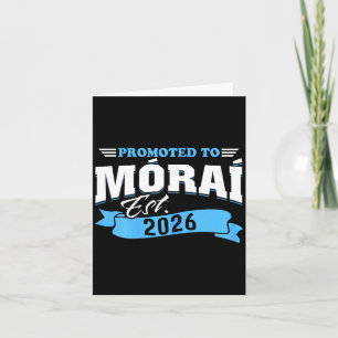 Promoted to morai est 2026 new grandma to be 26  card