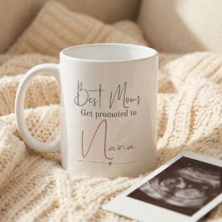 Promoted to Nana Gift Pregnancy Announcement Coffee Mug