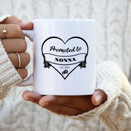 Promoted to Nonna Coffee Mug