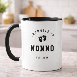 Promoted to Nonno Grandpa Mug