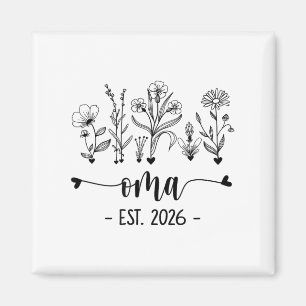 Promoted To Oma Est 2026 Pregnancy Announcement Fl Magnet
