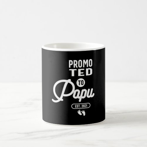 Promoted To Papu Est 2021 Coffee Mug