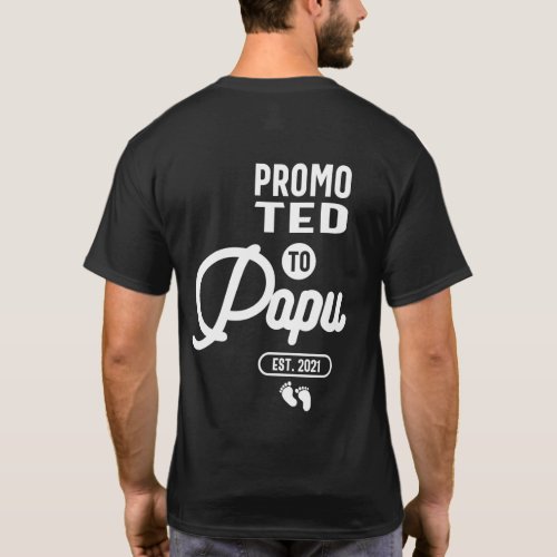 Promoted To Papu Est 2021 T_Shirt