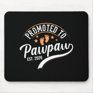 Promoted To Pawpaw 2026 - First Time Father's Day Mouse Pad