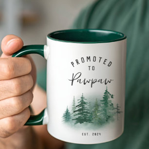 Promoted To Pawpaw Year Est. Mug