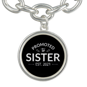 Promoted To Sister Est 2027 Big Sister II Bracelet