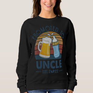 Promoted To Uncle 2022 First Time Fathers Day New Sweatshirt