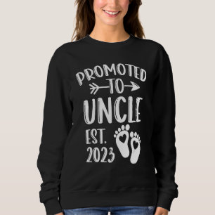 Promoted To Uncle 2023 First Time Father's Day New Sweatshirt