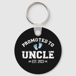 Promoted to uncle 2023 keychain
