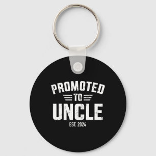Promoted to uncle 2024 keychain