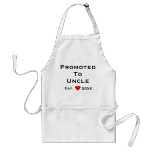 Promoted To Uncle Adult Apron