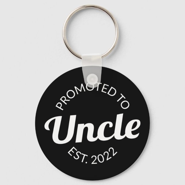Promoted To Uncle Est. 2022 I Keychain (Front)
