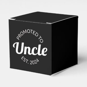 Promoted To Uncle Est. 2024 I Favor Boxes