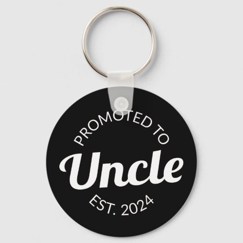Promoted To Uncle Est 2024 I Keychain