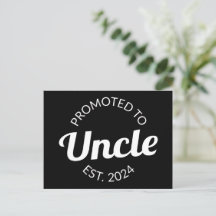 Promoted To Uncle Est. 2024 I