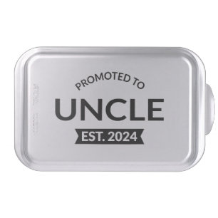 Promoted To Uncle Est. 2024 II Cake Pan