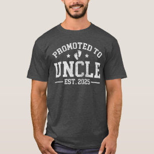 Promoted to Uncle est 2025 Baby Announcement for U T-Shirt