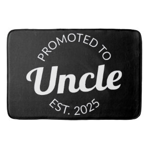 Promoted To Uncle Est. 2025 I Bath Mat