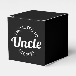 Promoted To Uncle Est. 2025 I Favor Boxes