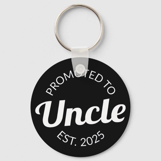 Promoted To Uncle Est. 2025 I Keychain (Front)