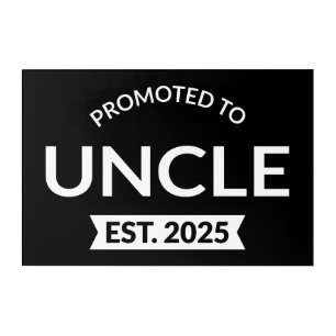 Promoted To Uncle Est. 2025 II Acrylic Print