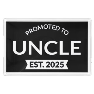 Promoted To Uncle Est. 2025 II Acrylic Tray