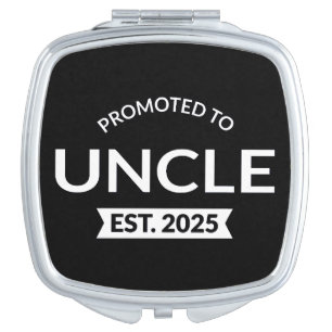 Promoted To Uncle Est. 2025 II Compact Mirror