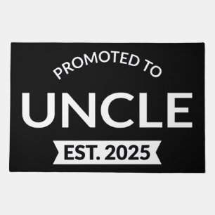 Promoted To Uncle Est. 2025 II Doormat