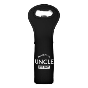 Promoted To Uncle Est. 2025 II Wine Bag