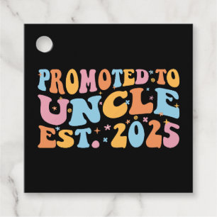 Promoted To Uncle Est. 2025 III Favor Tags