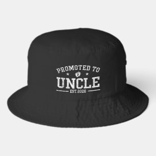 Promoted to Uncle est. 2026 Funny Family Baby 2026 Bucket Hat